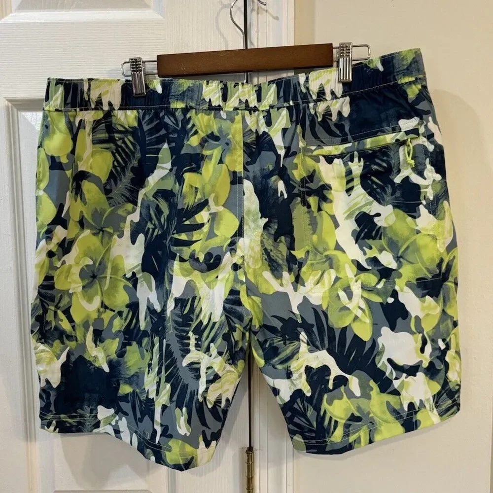 The North Face Classic V Pull On Nylon Climbing Hiking Shorts  Floral Sz XXL NWT